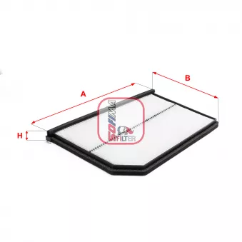Filtre, air de l'habitacle SOFIMA S 3385 C