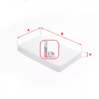 Filtre, air de l'habitacle SOFIMA S 3388 C