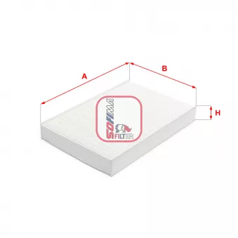 Filtre, air de l'habitacle SOFIMA S 3389 C