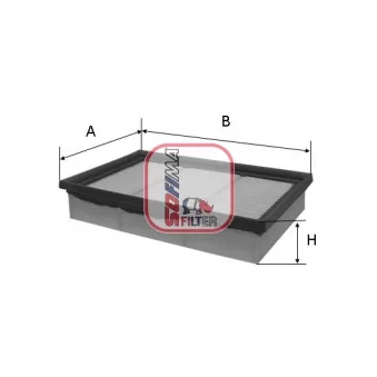 Filtre à air SOFIMA S 3396 A
