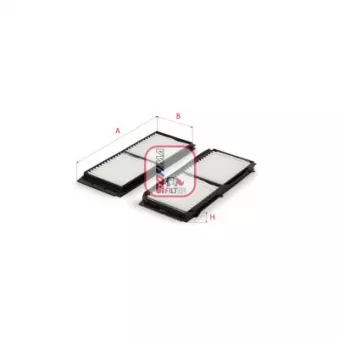 Filtre, air de l'habitacle SOFIMA S 3397 C