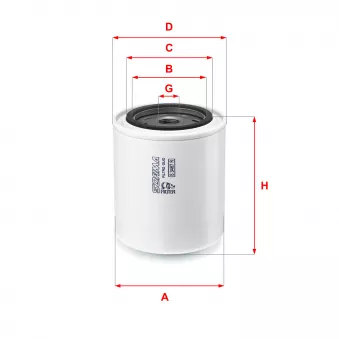 Filtre à huile SOFIMA S 3467 R