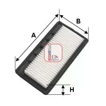 Filtre à air SOFIMA S 3496 A