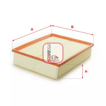 Filtre à air SOFIMA S 3509 A