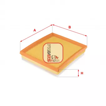 Filtre à air SOFIMA S 3648 A