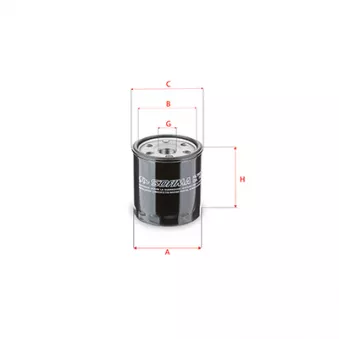Filtre à huile SOFIMA S 3721 R
