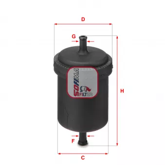 Filtre à carburant SOFIMA S 3900 B