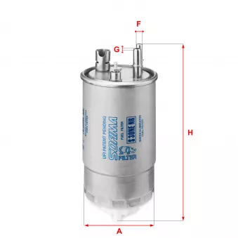 Filtre à carburant SOFIMA S 3ONE NR