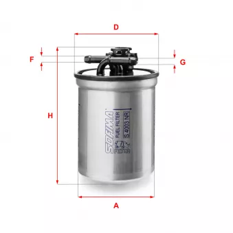 Filtre à carburant SOFIMA S 4003 NR