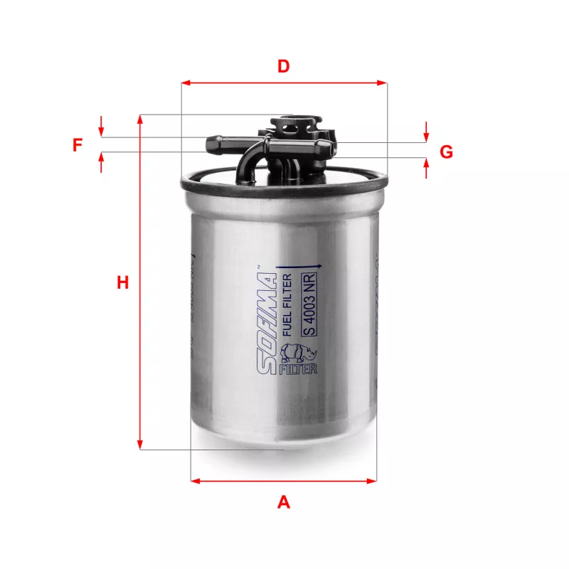 Filtre à carburant SOFIMA S 4003 NR
