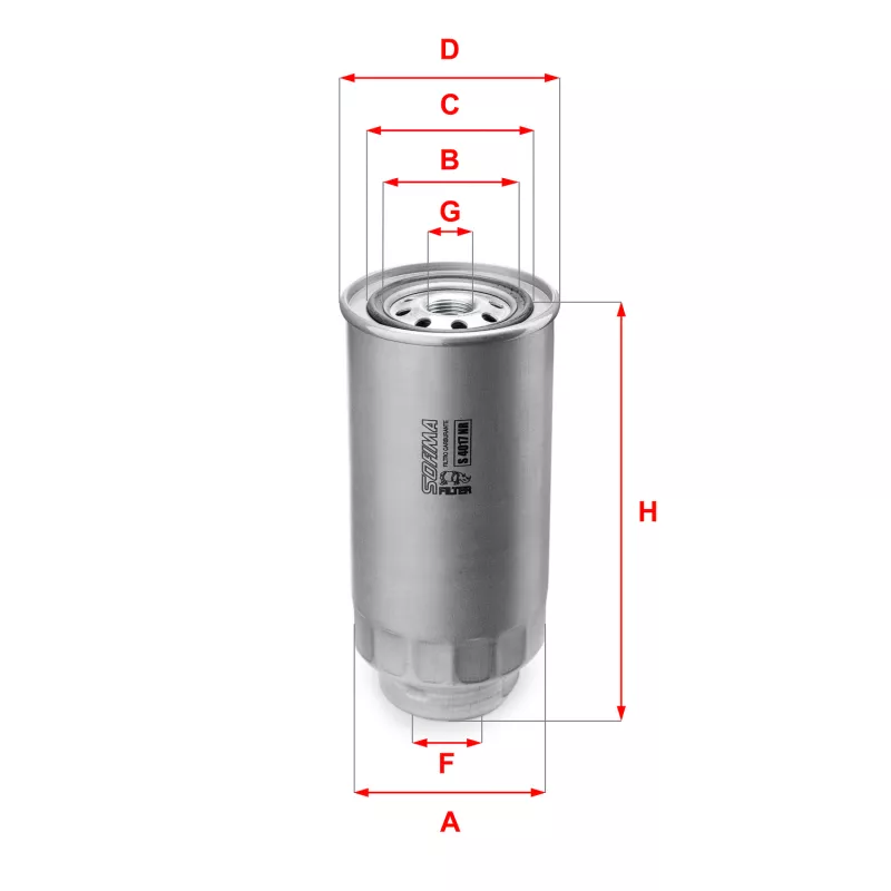 Filtre à carburant SOFIMA S 4017 NR