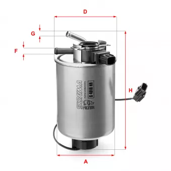 Filtre à carburant SOFIMA S 4018 NR