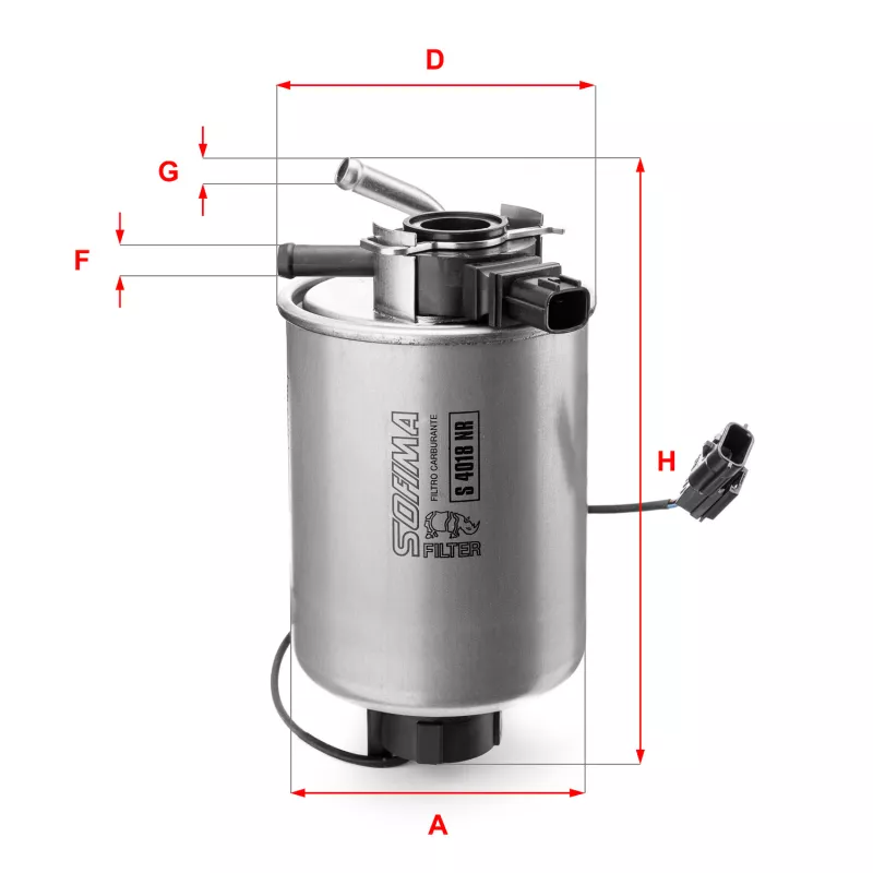 Filtre à carburant SOFIMA S 4018 NR