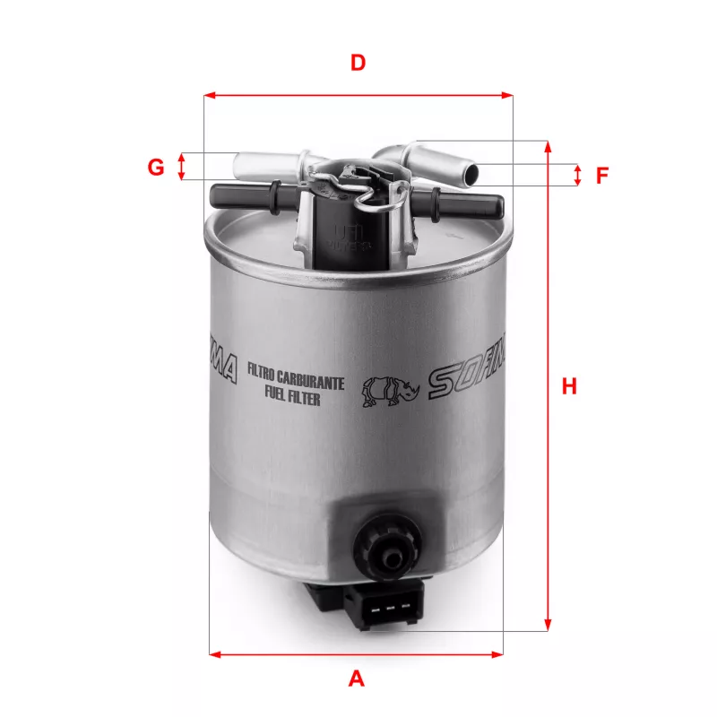 Filtre à carburant SOFIMA S 4025 NR