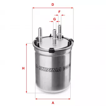 Filtre à carburant SOFIMA S 4033 NR