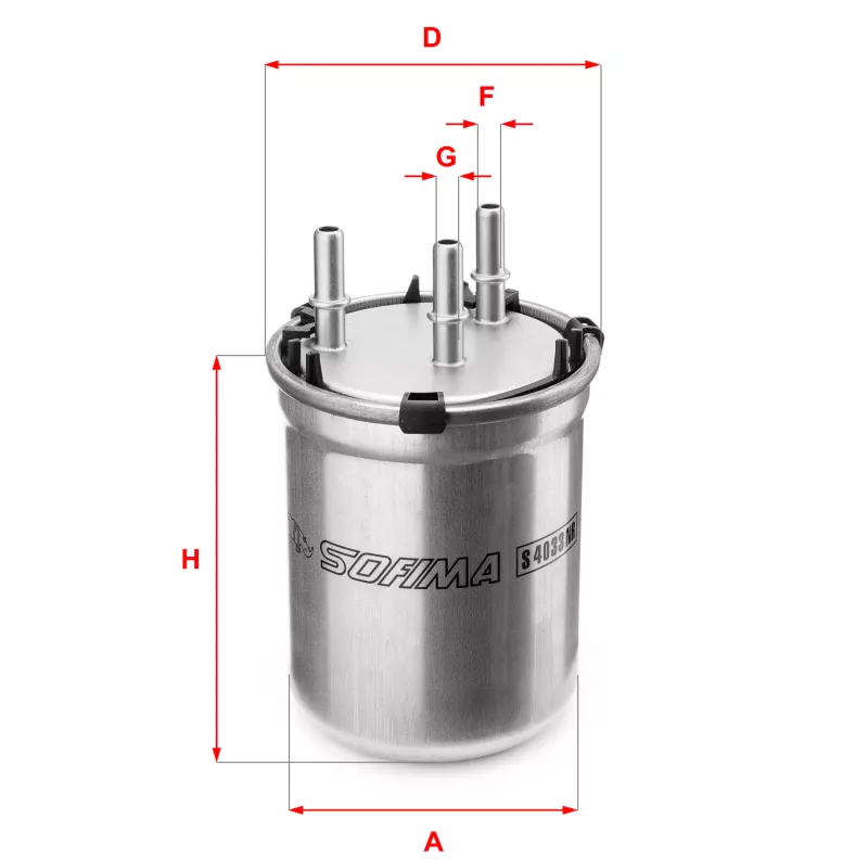 Filtre à carburant SOFIMA S 4033 NR