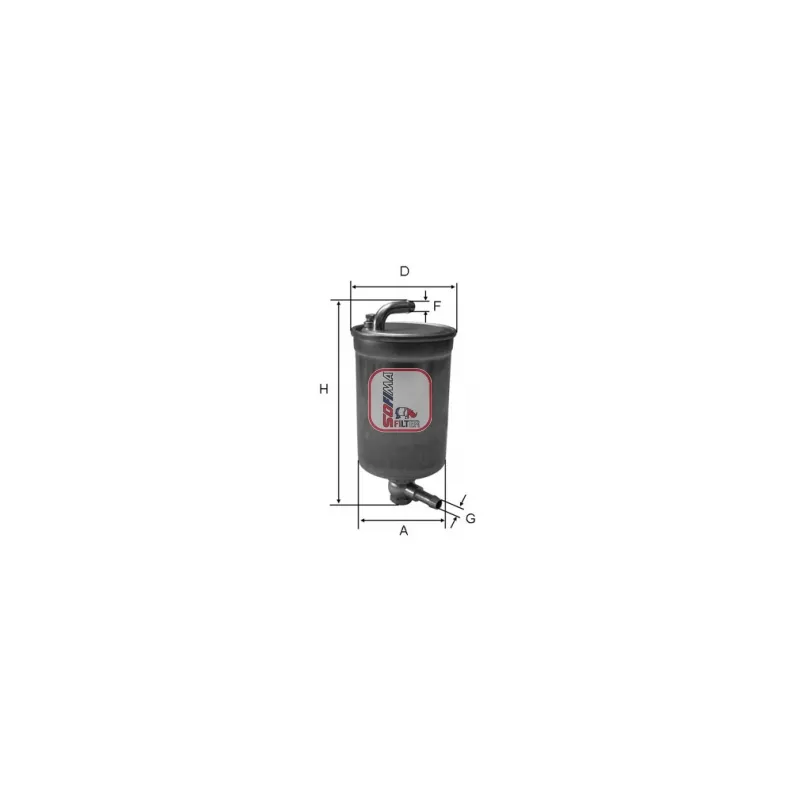 Filtre à carburant SOFIMA S 4072 NR