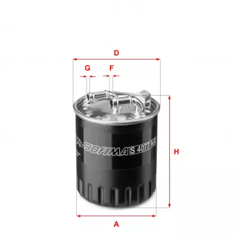 Filtre à carburant SOFIMA S 4077 NR