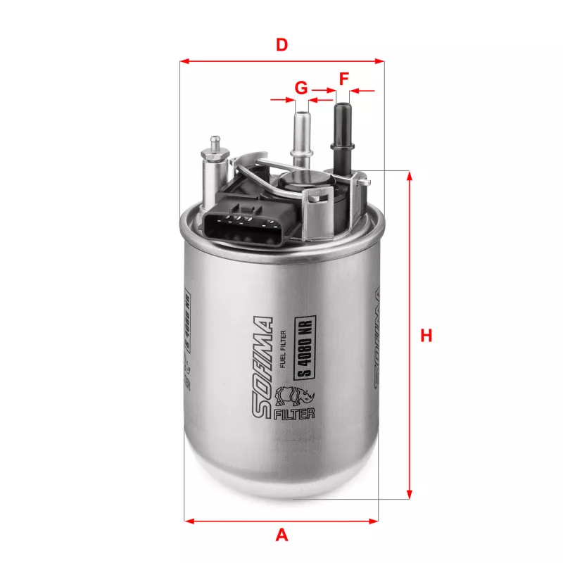 Filtre à carburant SOFIMA S 4080 NR
