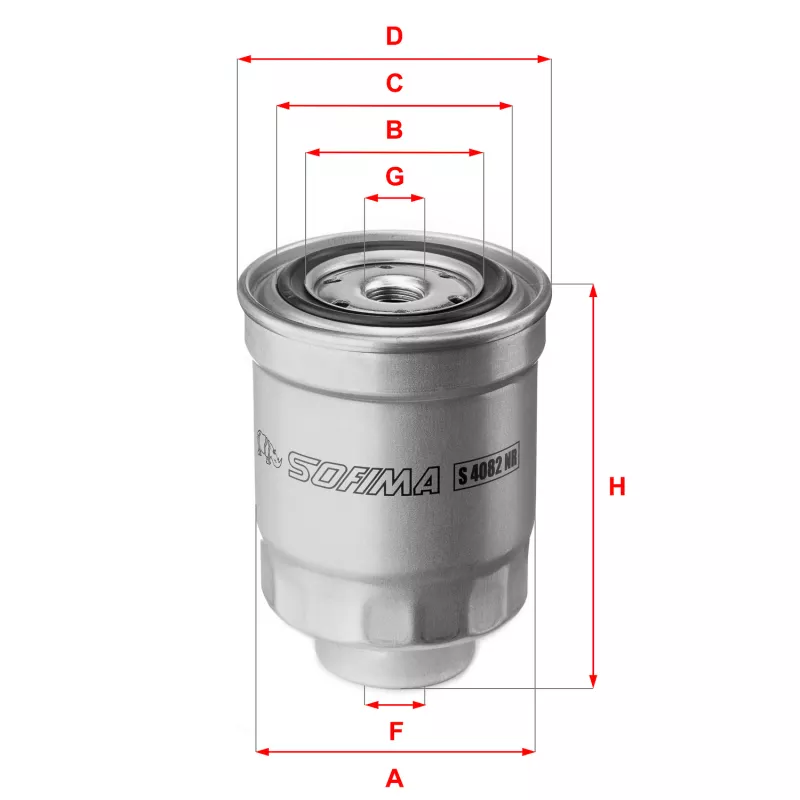 Filtre à carburant SOFIMA S 4082 NR