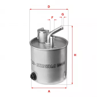Filtre à carburant SOFIMA S 4093 NR