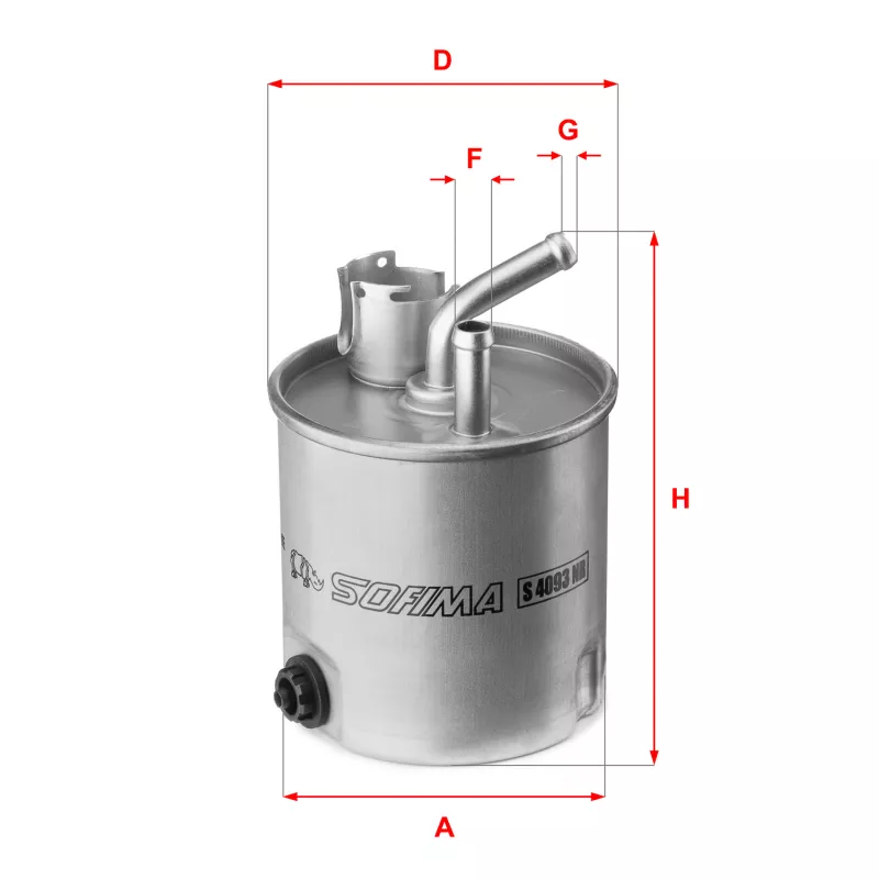 Filtre à carburant SOFIMA S 4093 NR