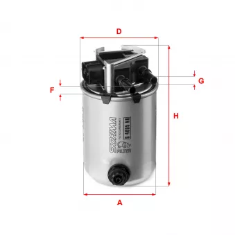 Filtre à carburant SOFIMA S 4095 NR
