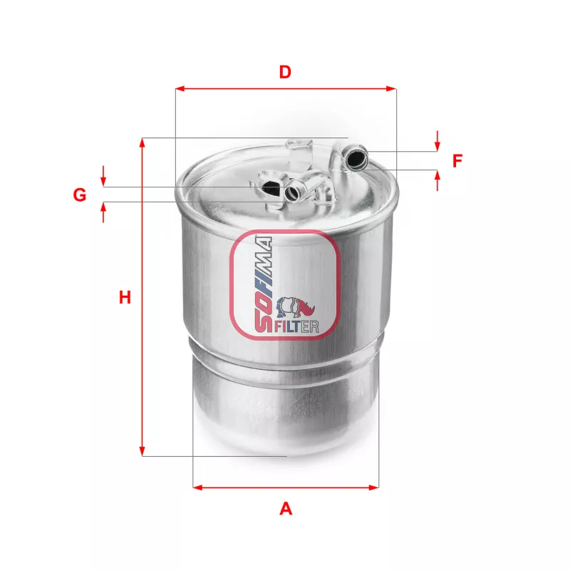 Filtre à carburant SOFIMA S 4107 NR