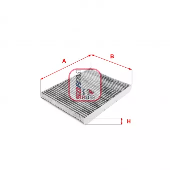 Filtre, air de l'habitacle SOFIMA S 4109 CA