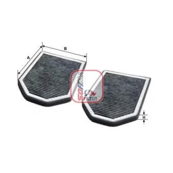 Filtre, air de l'habitacle SOFIMA S 4110 CA