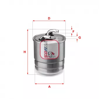 Filtre à carburant SOFIMA S 4111 NR