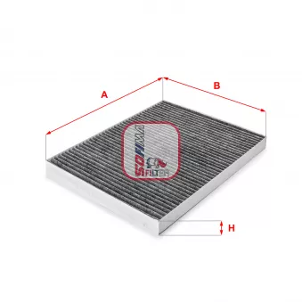 Filtre, air de l'habitacle SOFIMA S 4112 CA
