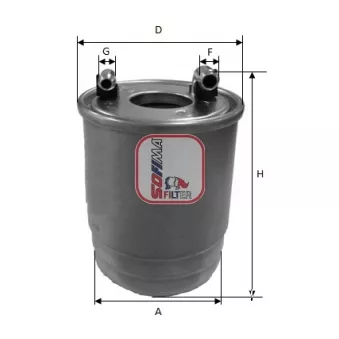 Filtre à carburant SOFIMA S 4112 NR