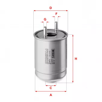 Filtre à carburant SOFIMA S 4113 NR