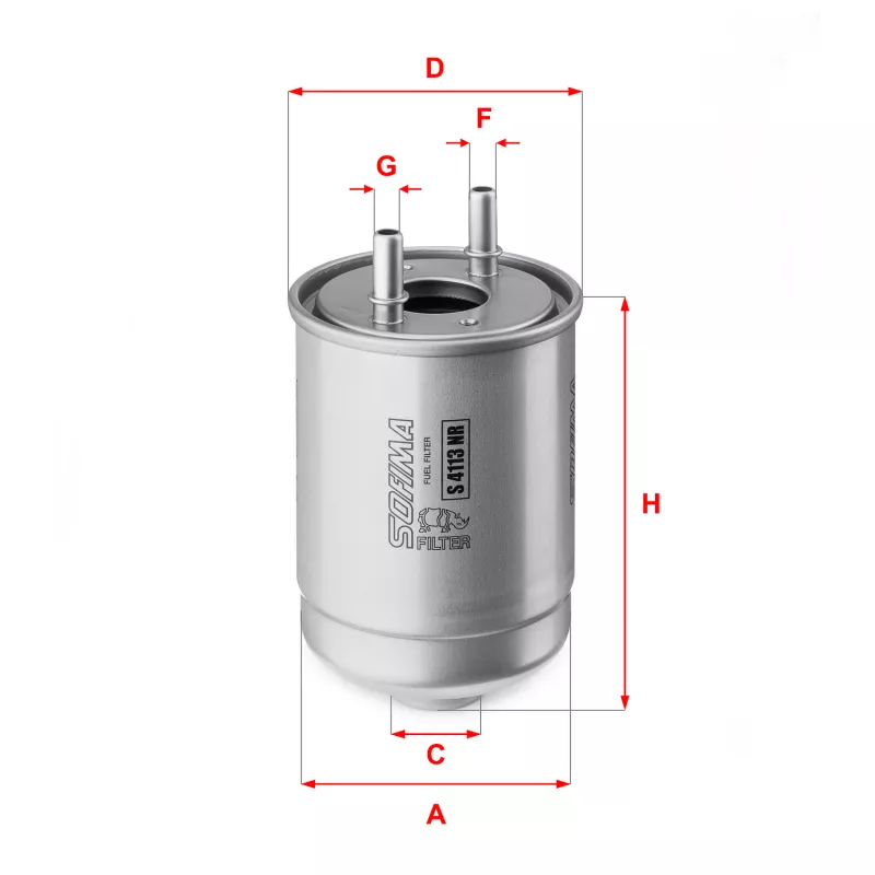 Filtre à carburant SOFIMA S 4113 NR