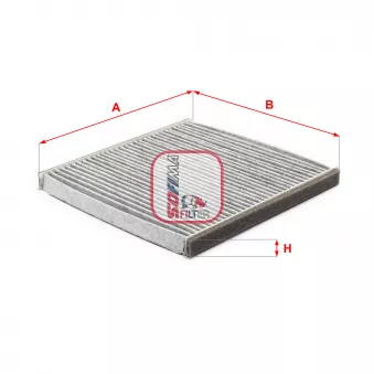 Filtre, air de l'habitacle SOFIMA S 4117 CA