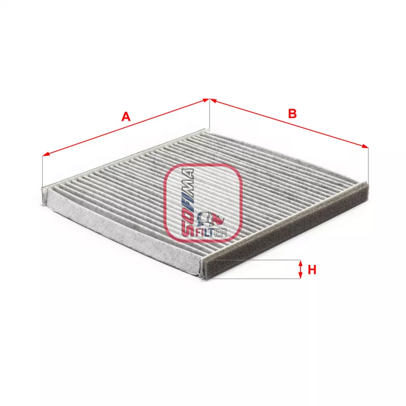Filtre, air de l'habitacle SOFIMA S 4117 CA