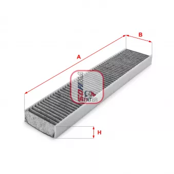 Filtre, air de l'habitacle SOFIMA S 4119 CA