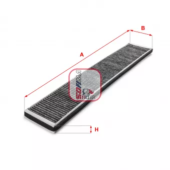 Filtre, air de l'habitacle SOFIMA S 4121 CA