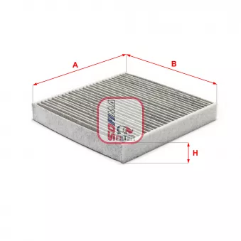 Filtre, air de l'habitacle SOFIMA S 4122 CA
