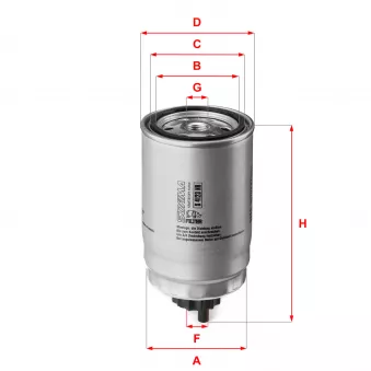 Filtre à carburant SOFIMA S 4123 NR