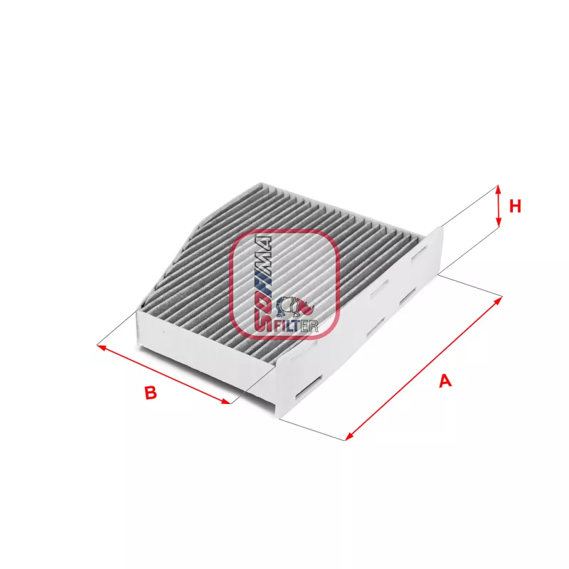 Filtre, air de l'habitacle SOFIMA S 4124 CA