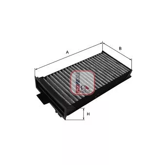 Filtre, air de l'habitacle SOFIMA S 4125 CA