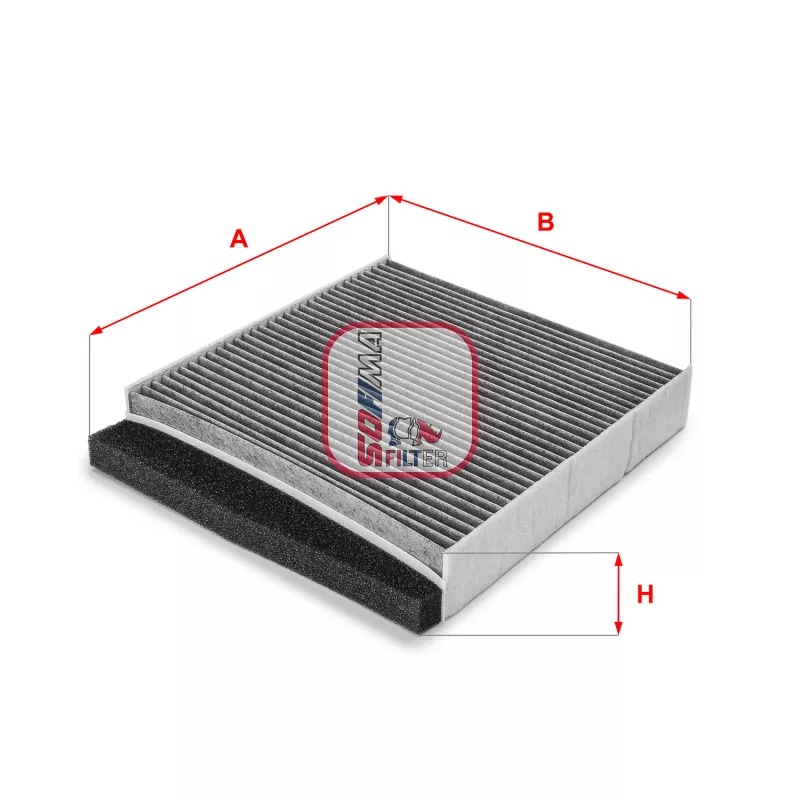 Filtre, air de l'habitacle SOFIMA S 4126 CA