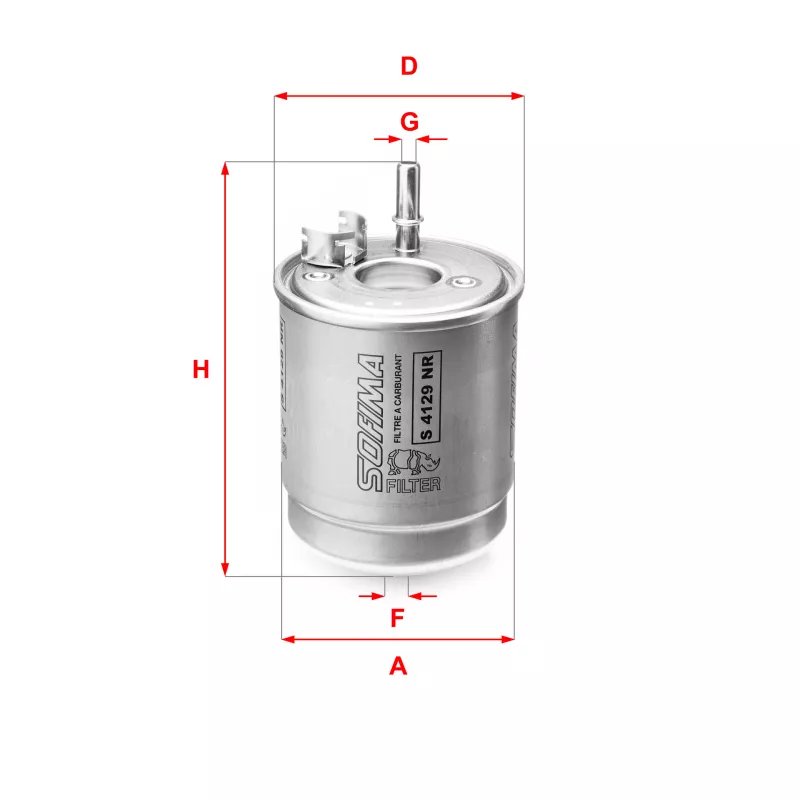 Filtre à carburant SOFIMA S 4129 NR
