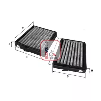 Filtre, air de l'habitacle SOFIMA S 4130 CA
