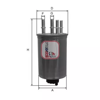 Filtre à carburant SOFIMA S 4130 NR