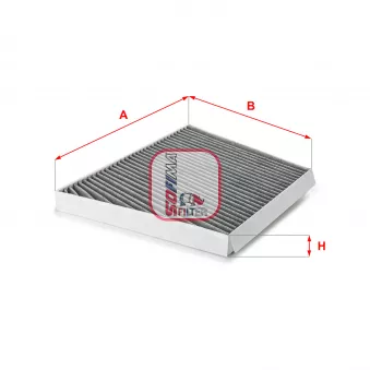 Filtre, air de l'habitacle SOFIMA S 4133 CA
