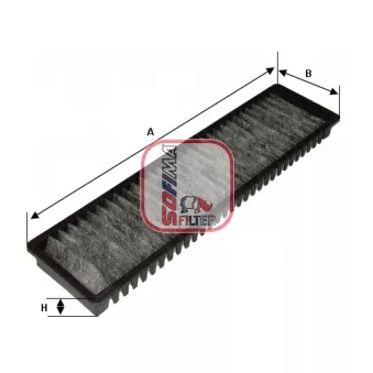 Filtre, air de l'habitacle SOFIMA S 4137 CA