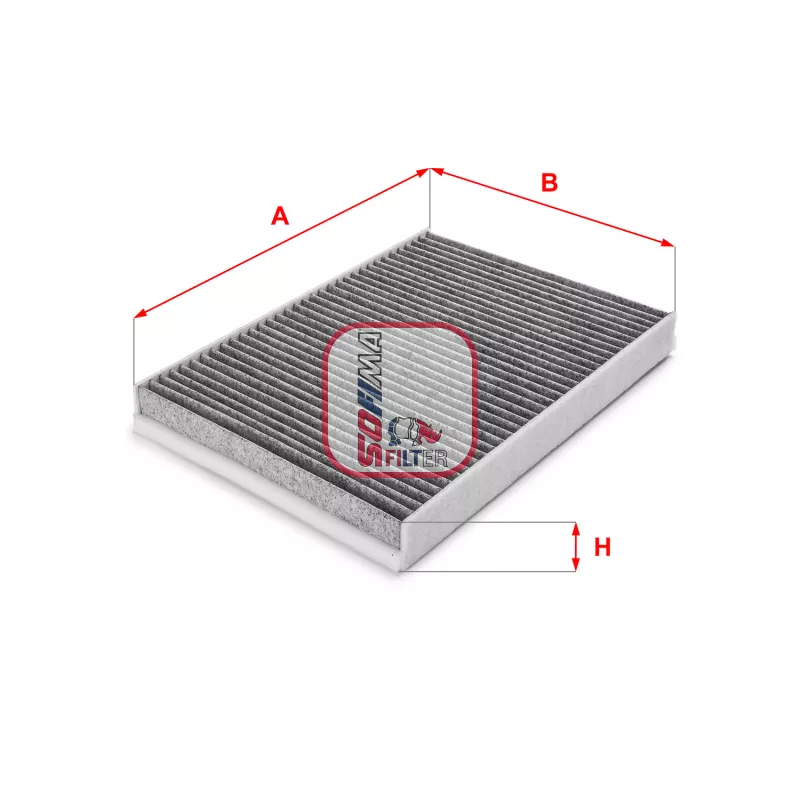Filtre, air de l'habitacle SOFIMA S 4143 CA